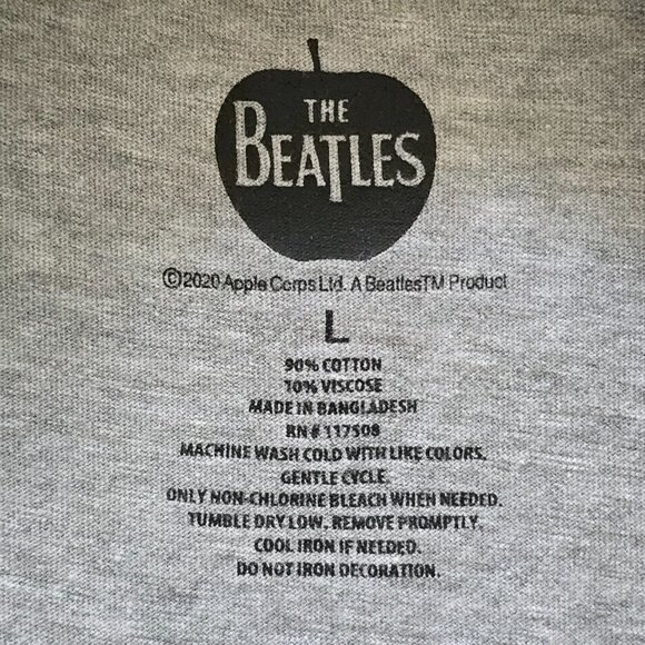 The Beatles Studio Session Distressed Graphic Band Tee Shirt - Picture 10 of 10